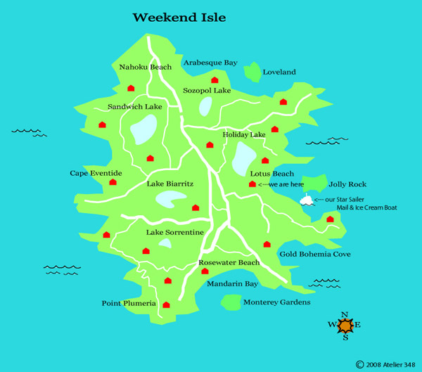 Weekend Isle Map